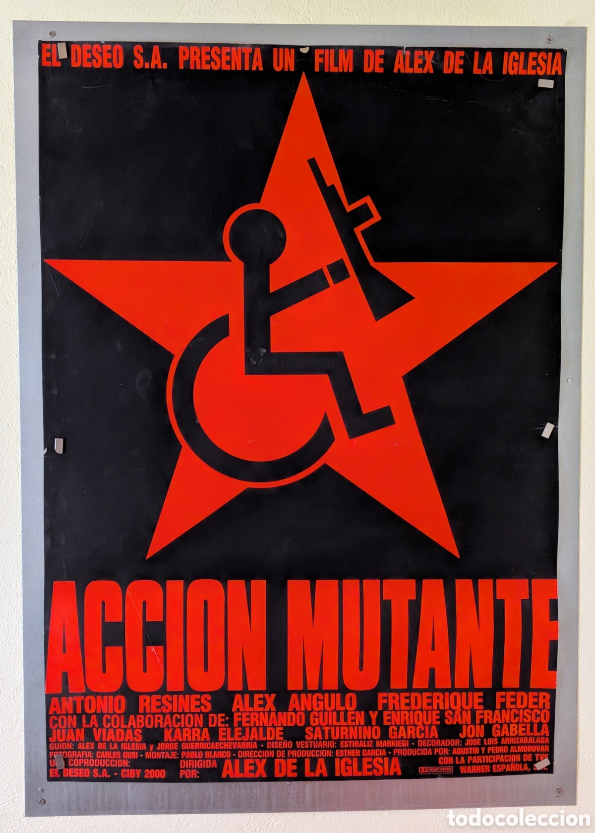 Cine: ACCION MUTANTE - ALEX DE LA IGLESIA -70 X 100 - (26)
