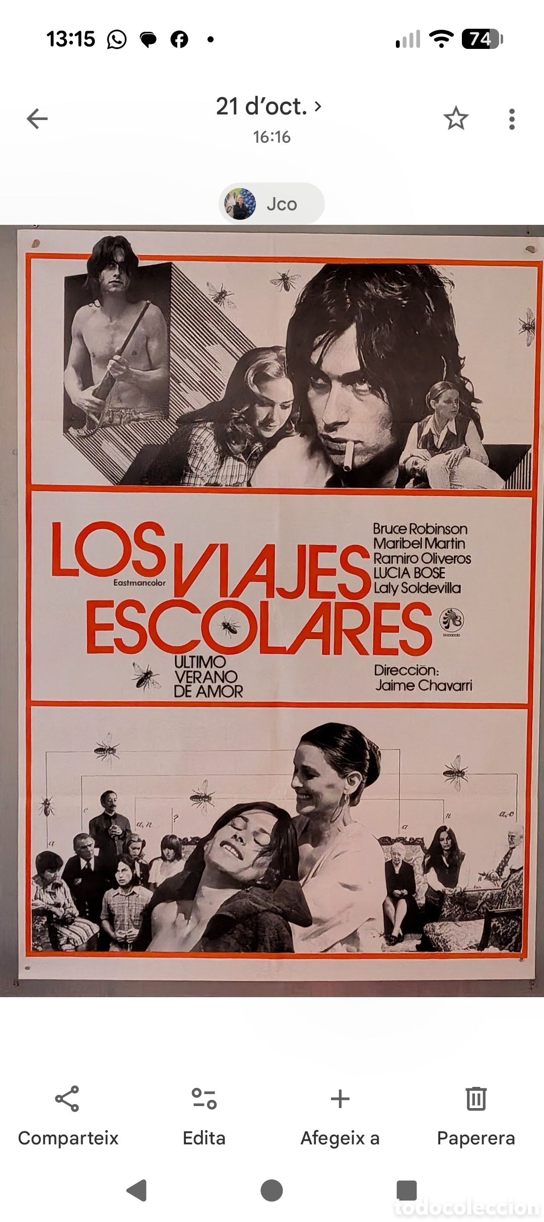 Cine: LOS VIAJES ESCOLARES -70 X 100 - (26)