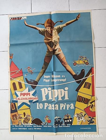 Cine: VKD 2851 PIPPI LO PASA PIPA POSTER SERIE TV ORIGINAL 70X100 ESTRENO A