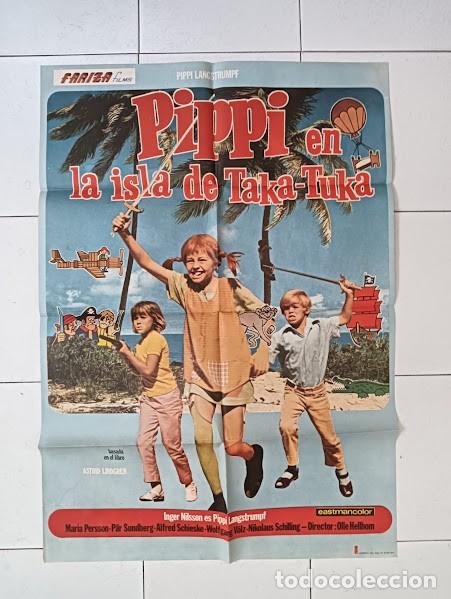 Cine: VKD 2852 PIPPI EN LA ISLA DE TAKA TUKA SERIE TV POSTER ORIGINAL 70X100 ESTRENO A