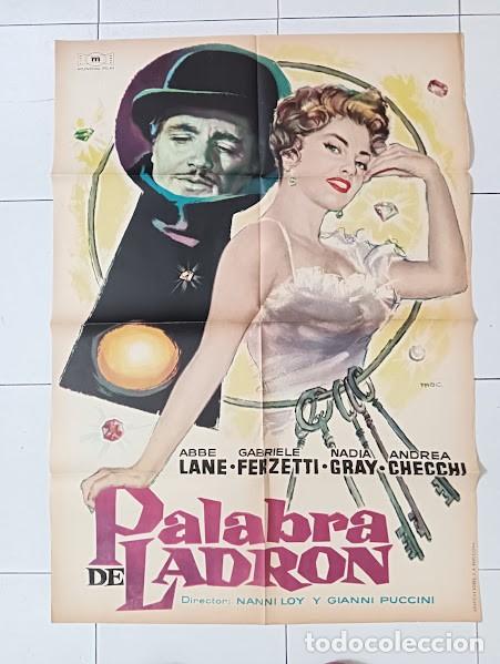 Cine: VKD 2859 PALABRA DE LADRON ABBE LANE MAC POSTER ORIGINAL 70X100 ESTRENO