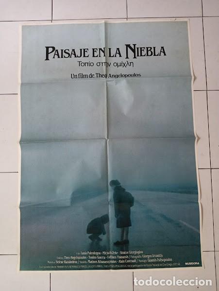 Cine: VKD 2862 PAISAJE EN LA NIEBLA THEO ANGELOPOULOS CINE GRIEGO POSTER ORIGINAL 70X100 ESTRENO