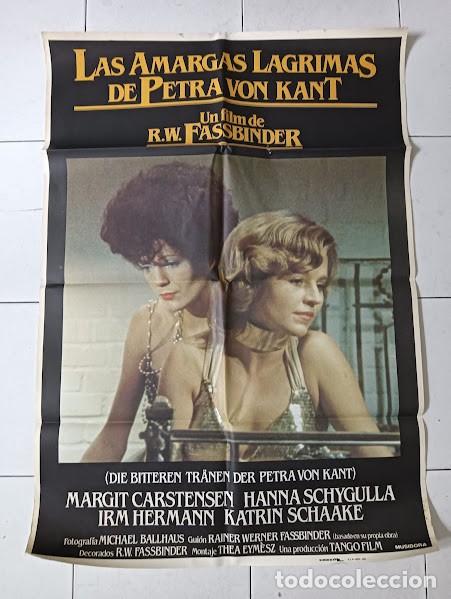 Cine: VKD 2863 LAS AMARGAS LAGRIMAS DE PETRA VON KANT R.W. FASSBINDER SCHYGULLA POSTER ORIG 70X100 ESTRENO