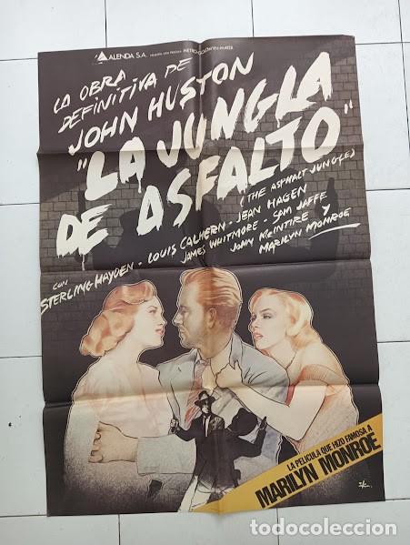 Kino: VKD 2867 LA JUNGLA DE ASFALTO MARILYN MONROE JOHN HUSTON IVAN ZULUETA POSTER ORIGINAL 70X100 ESPA&Ntilde;OL