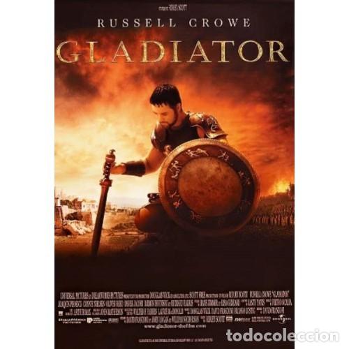 Cine: GLADIATOR P&oacute;ster 68x 99 cm aprox. Ridley Scott Russell Crow Joaquin Phoenix