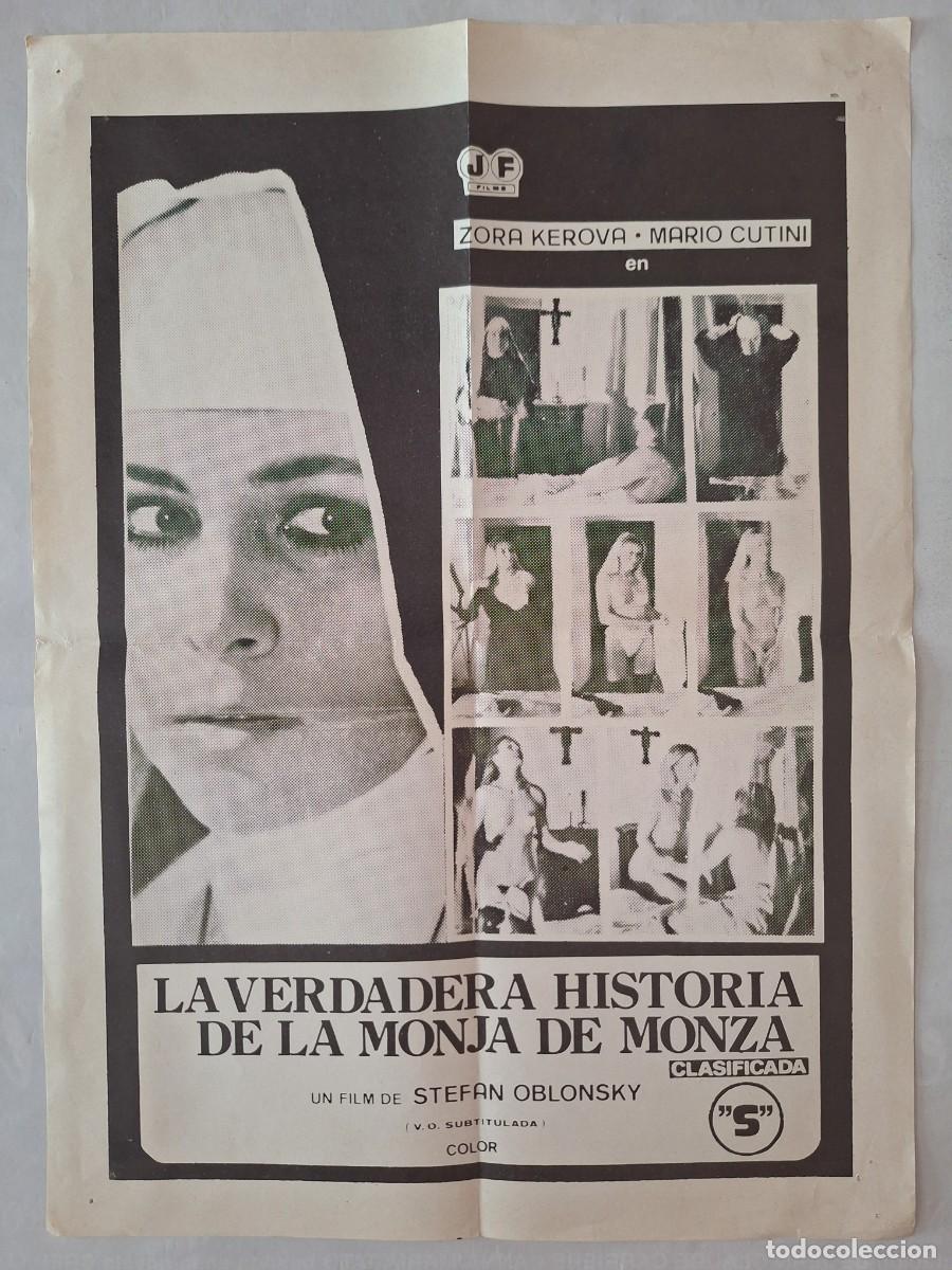 Cine: ANTIGUO CARTEL CINE LA BERDADERA HISTORIA DE LA MONJA DE MONZA CLASIFICADA S RV C-1592