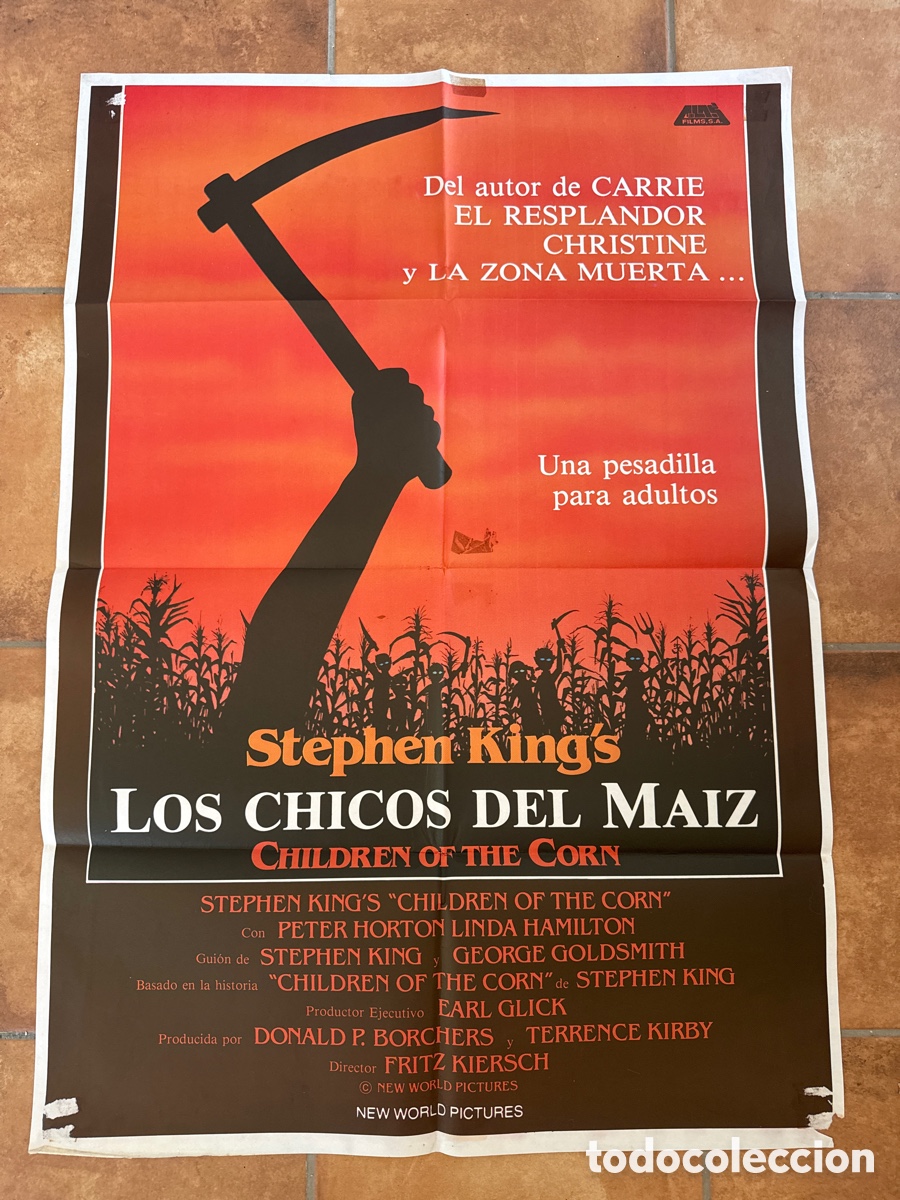 Cine: LOS CHICOS DEL MAIZ POSTER ORIGINAL STEPHEN KING&rsquo;S