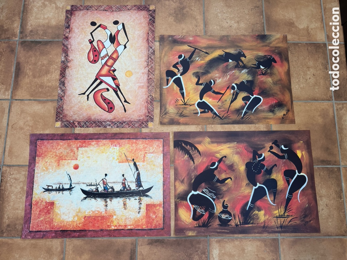 Cine: PINTURAS AFRICANAS 50 x 70