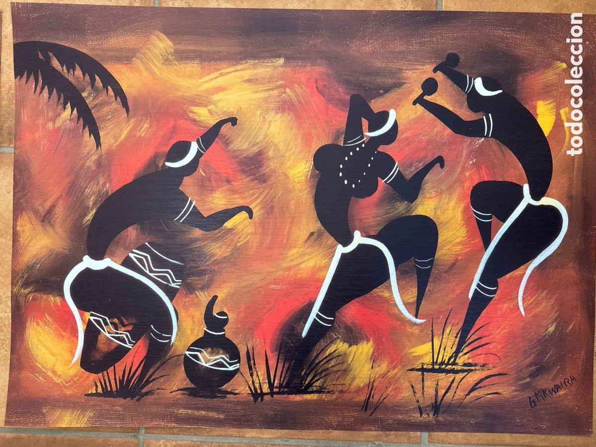 Cine: PINTURA AFRICANA 50 x 70
