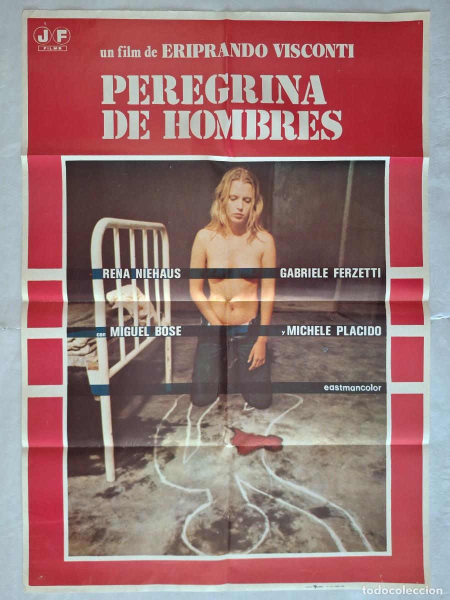 Cine: ANTIGUO CARTEL CINE PEREGRINA DE HOMBRES A&Ntilde;O 1978 MIGUEL BOSE RV CC-1274