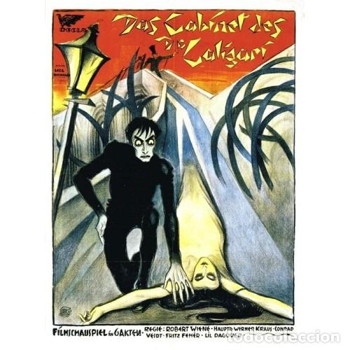 Cine: El gabinete del Dr. Caligari 70 x 100 cm Robert Wiene