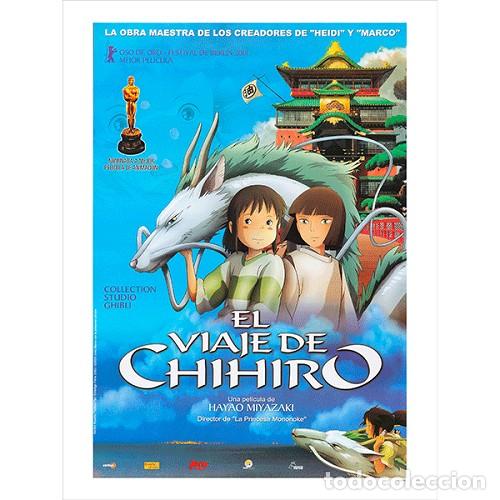 Cine: El viaje de Chihiro P&oacute;ste) 70x100 cm aprox. Direcci&oacute;n: Hayao Miyazaki