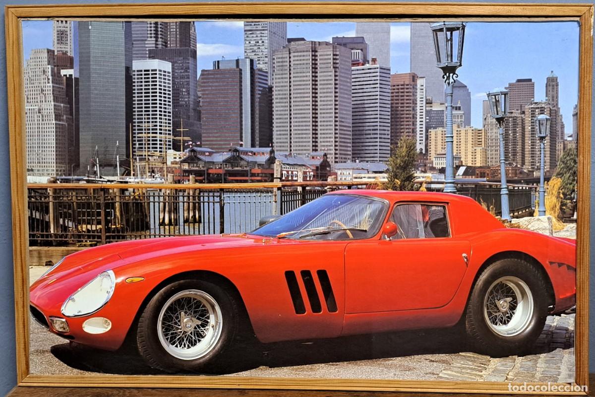 Cine: P&oacute;ster Ferrari 250 GTO Enmarcado Vintage 89 x 59 cm