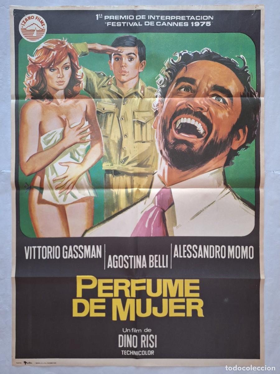 Cine: ANTIGUO CARTEL CINE PERFUME DE MUJER FESTIVAL CANNES 1975 RV CC-1282