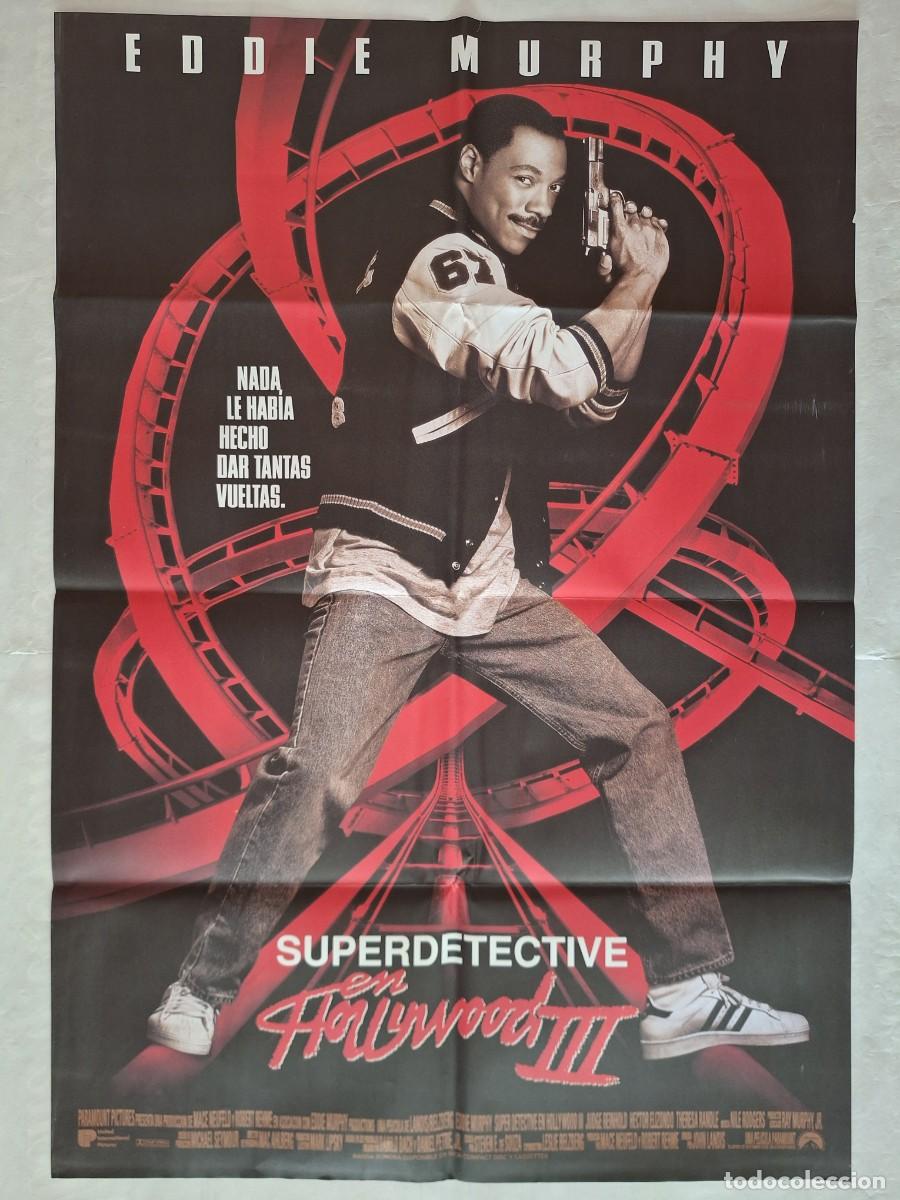 Cine: ANTIGUO CARTEL CINE SUPERDETECTIVE EN HOLLYWOOD III EDDIE MURPHY A&Ntilde;O 1994 RV CC-1285