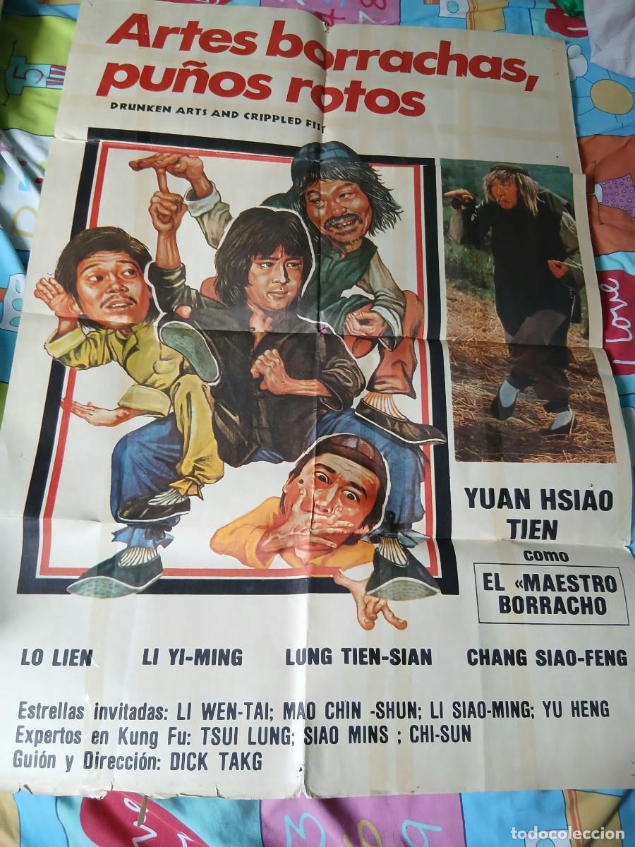 Cinema: CARTEL / P&Oacute;STER DE CINE ORIGINAL &rdquo;ARTES BORRACHAS, PU&Ntilde;OS ROTOS&rdquo; 70 X 100 cm