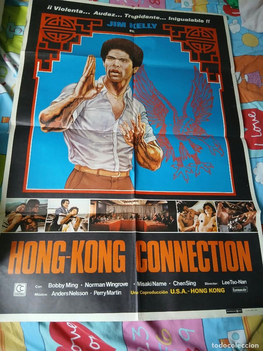 Cinema: CARTEL / P&Oacute;STER DE CINE ORIGINAL &rdquo;HONG KONG CONNECTION&rdquo; 70 X 100 cm