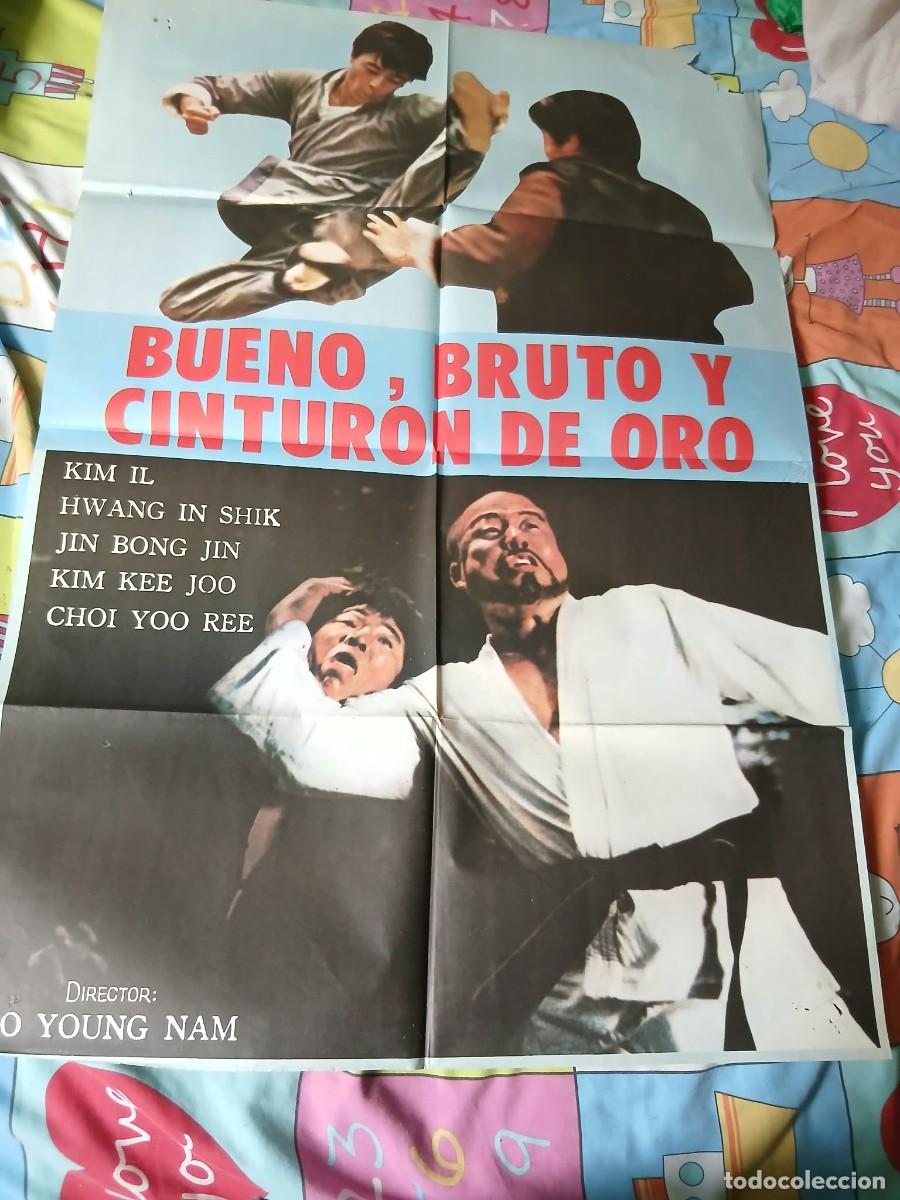 Cinema: CARTEL / P&Oacute;STER DE CINE ORIGINAL &rdquo;BUENO, BRUTO Y CINTUR&Oacute;N DE ORO&rdquo; 70 X 100 cm