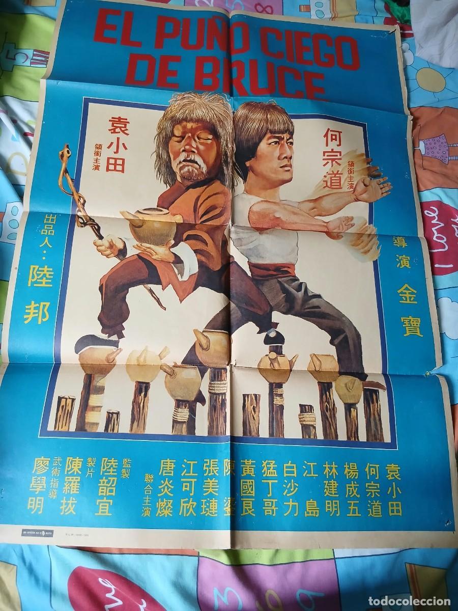 Cinema: CARTEL / P&Oacute;STER DE CINE ORIGINAL &rdquo;EL PU&Ntilde;O CIEGO DE BRUCE&rdquo; 70 X 100 cm