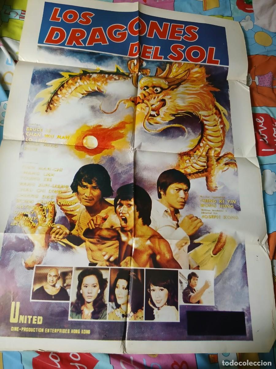 Cinema: CARTEL / P&Oacute;STER DE CINE ORIGINAL &rdquo;LOS DRAGONES DEL SOL&rdquo; 70 X 100 cm