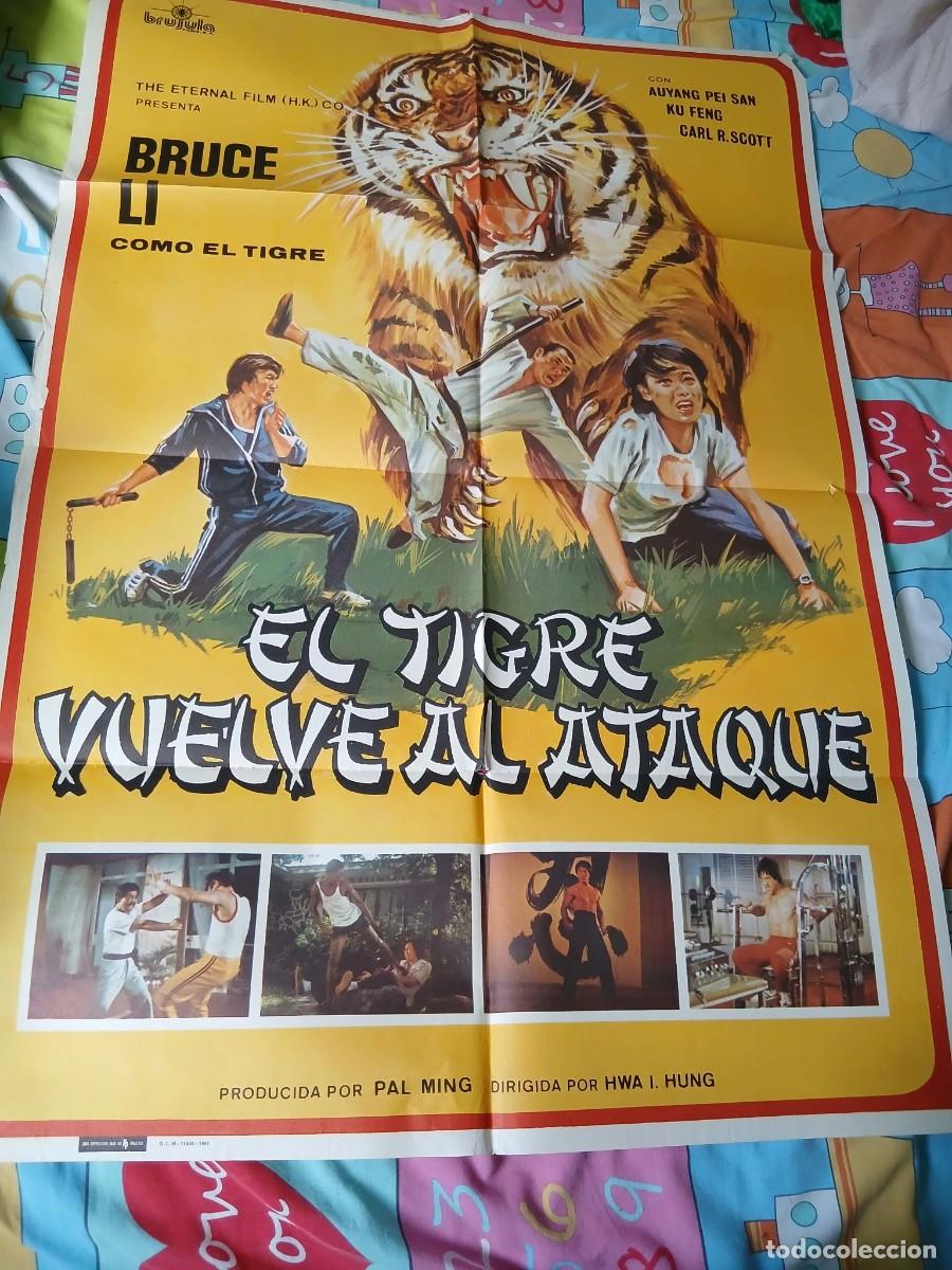Cinema: CARTEL / P&Oacute;STER DE CINE ORIGINAL &rdquo;EL TIGRE VUELVE AL ATAQUE&rdquo; 70 X 100 cm
