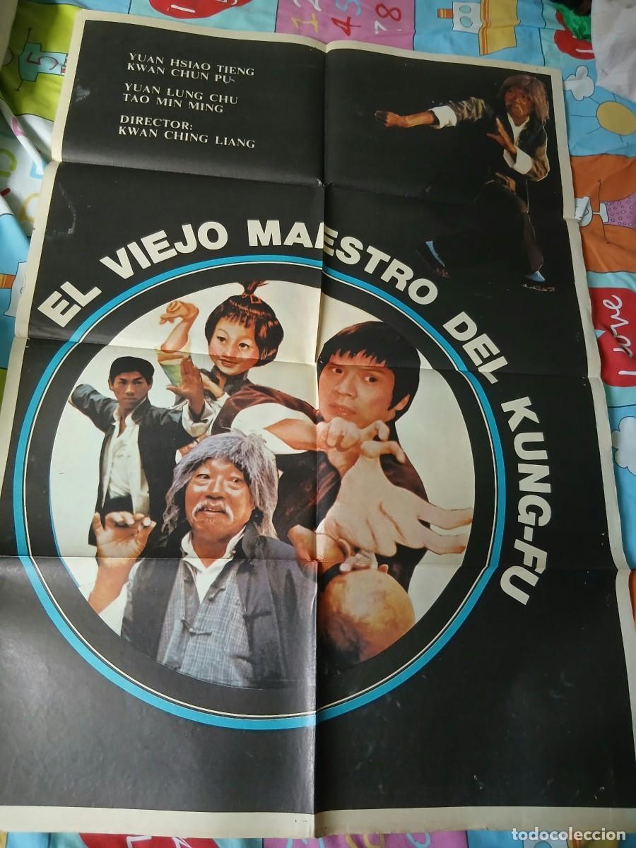 Cinema: CARTEL / P&Oacute;STER DE CINE ORIGINAL &rdquo;EL VIEJO MAESTRO DEL KUNG FU&rdquo; 70 X 100 cm