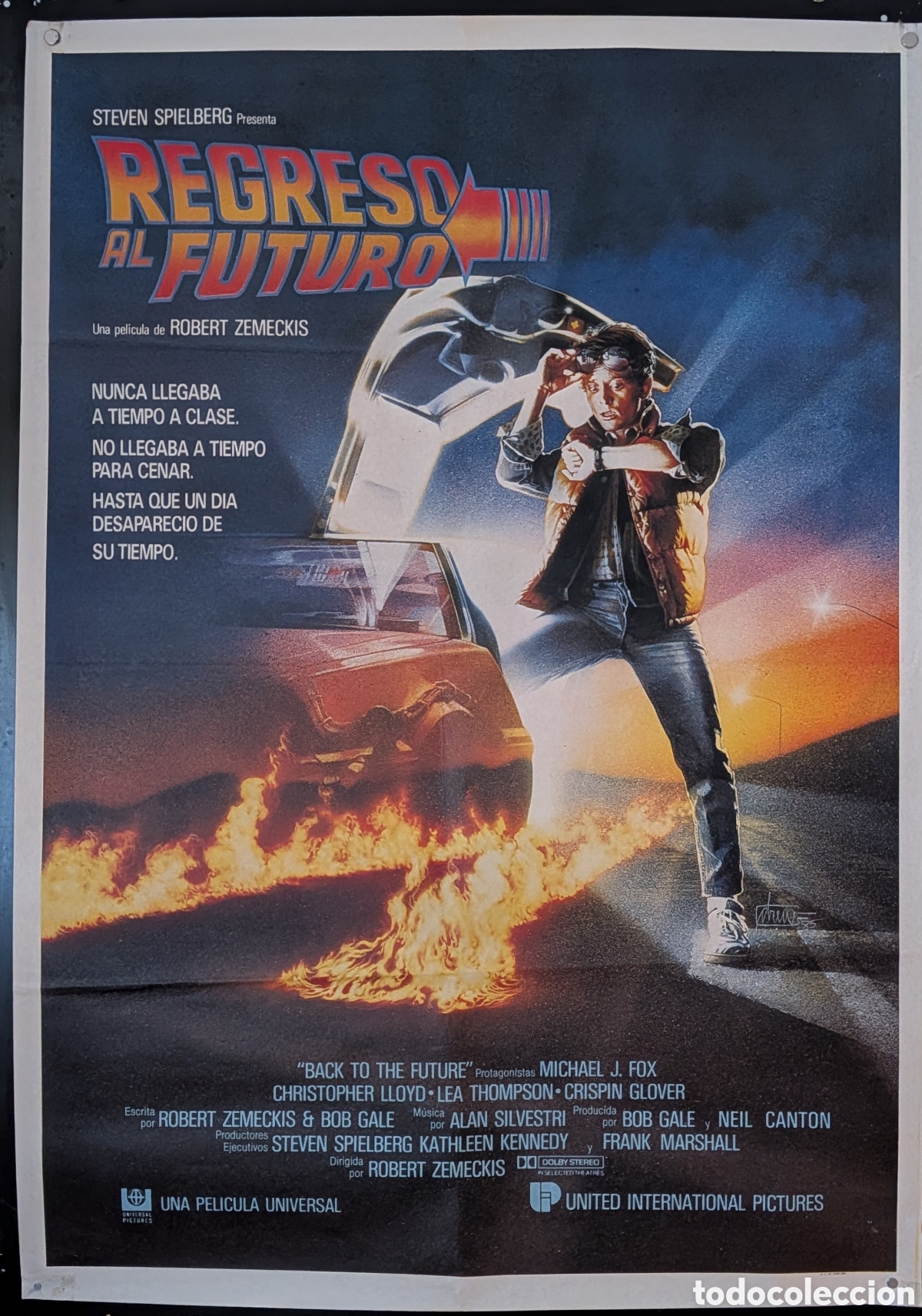 Cine: REGRESO AL FUTURO -1986 -70 X 100- ( E-V )