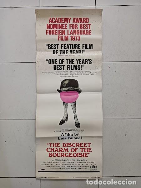 Cine: VKD 2875 EL DISCRETO ENCANTO DE LA BURGUESIA LUIS BU&Ntilde;UEL POSTER ORIGINAL USA 36X90