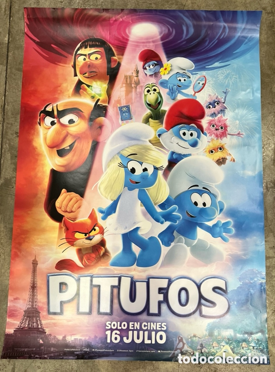 Cine: Cartel de Pel&iacute;cula. &ldquo;Pitufos&rdquo;. 2025.