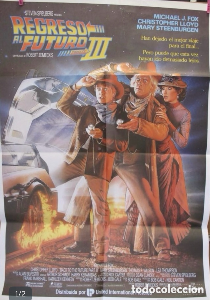 Cine: CARTEL DE CINE. REGRESO AL FUTURO III