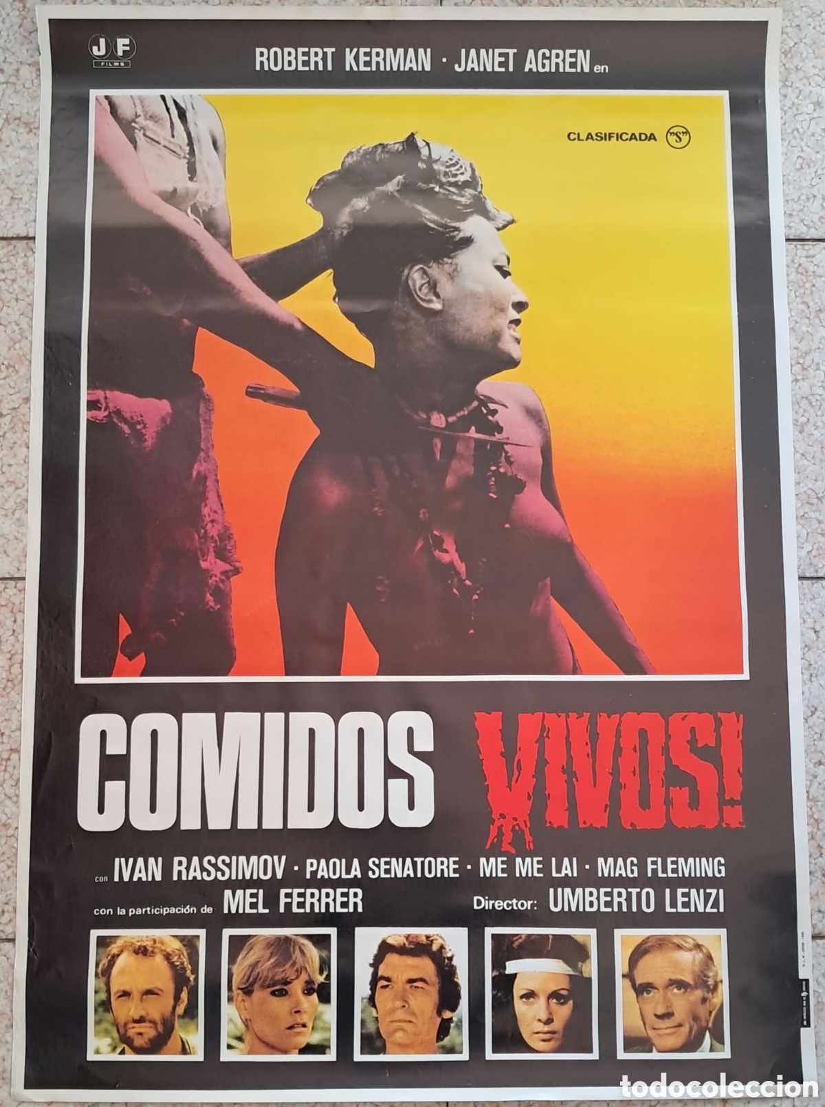 Cine: Poster original de Comidos vivos