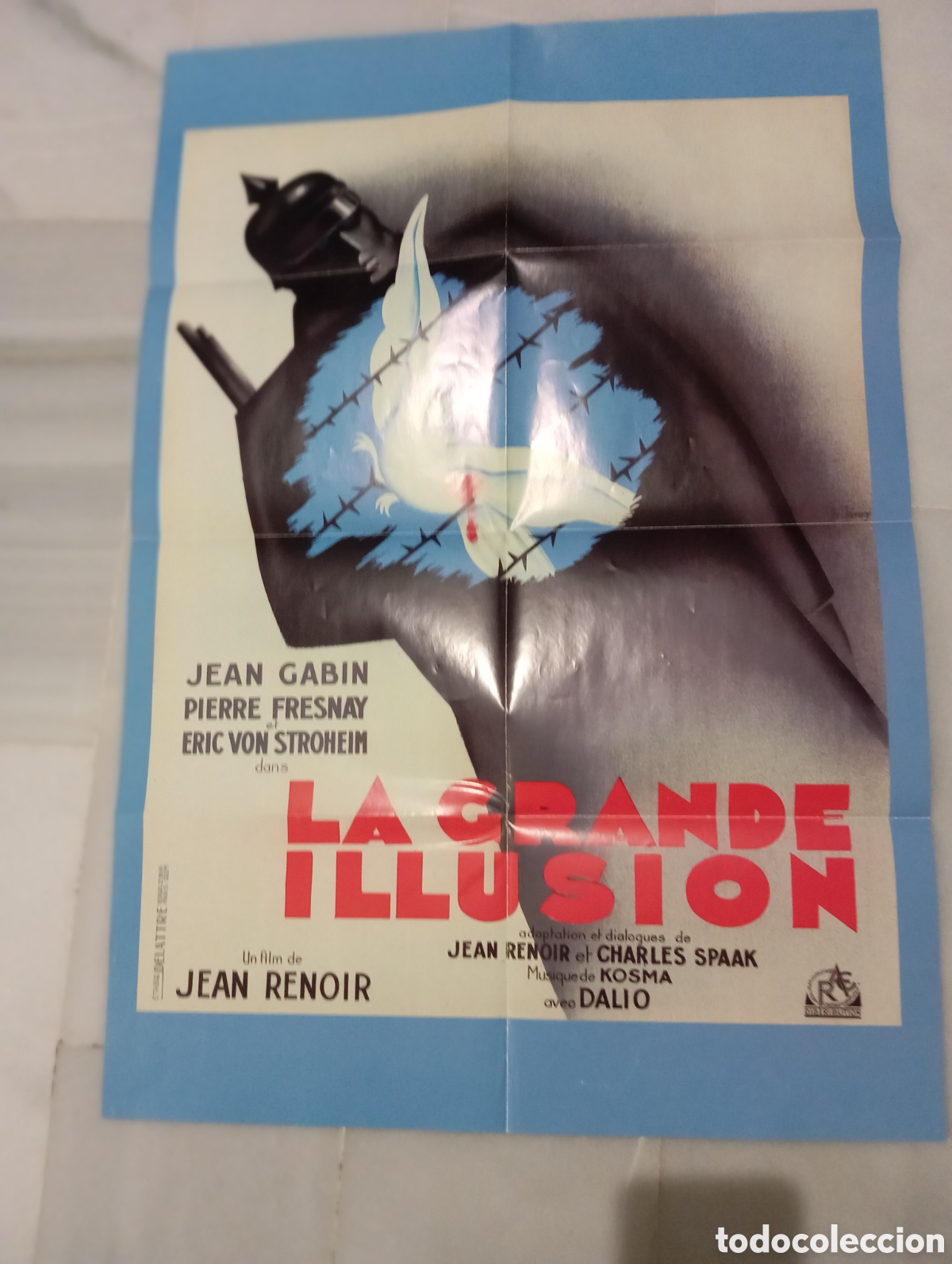 Cine: Cartel franc&eacute;s de la pel&iacute;cula 'La gran ilusi&oacute;n&rdquo;, Jean Renoir