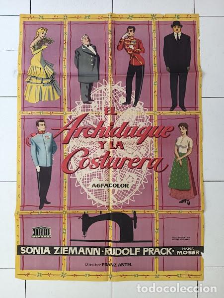 Cinema: SMP 2867 EL ARCHIDUQUE Y LA COSTURERA SONJA ZIEMANN POSTER ORIGINAL ESTRENO 70X100