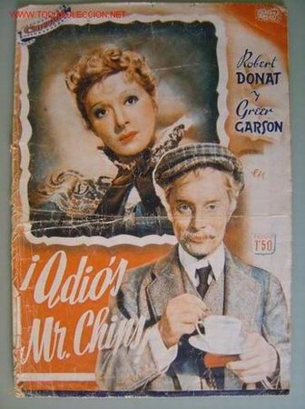 Cine: ADIOS Mr. CHIPS, Robert Donat, Green Garson - Foto 1