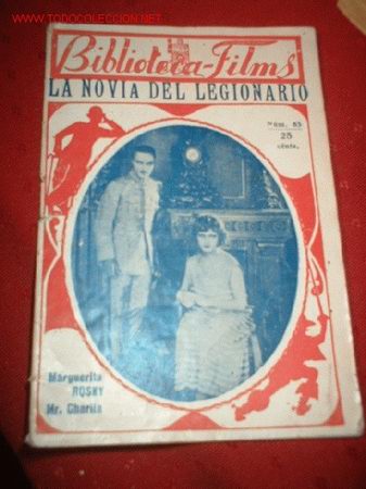 Cine: BIBLIOTECA-FILMS N&ordm;25LA NOVIA DEL LEGIONARIO, POR: ROSKY, CHARLIA