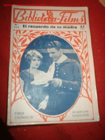 Cine: BIBLIOTECA-FILMS N&ordm; 175 EL RECUERDO DE SU MADRE, POR: FRED THOMSON