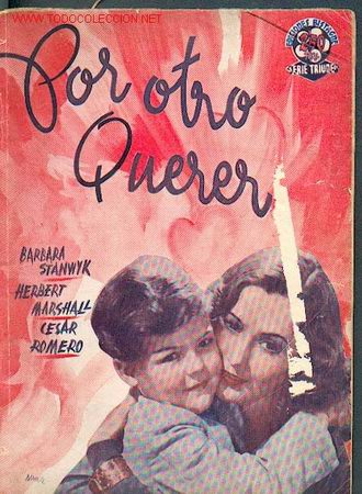 Cin&eacute;ma: Por otro querer, narraci&oacute;n basada en el argumento de la pel&iacute;cula