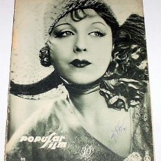 Cine: ANTIGUA REVISTA DE CINE - POPULAR FILM Nº 70 - DIC. 1927 - BARCELONA - 20 PAGINAS. Lote 824259