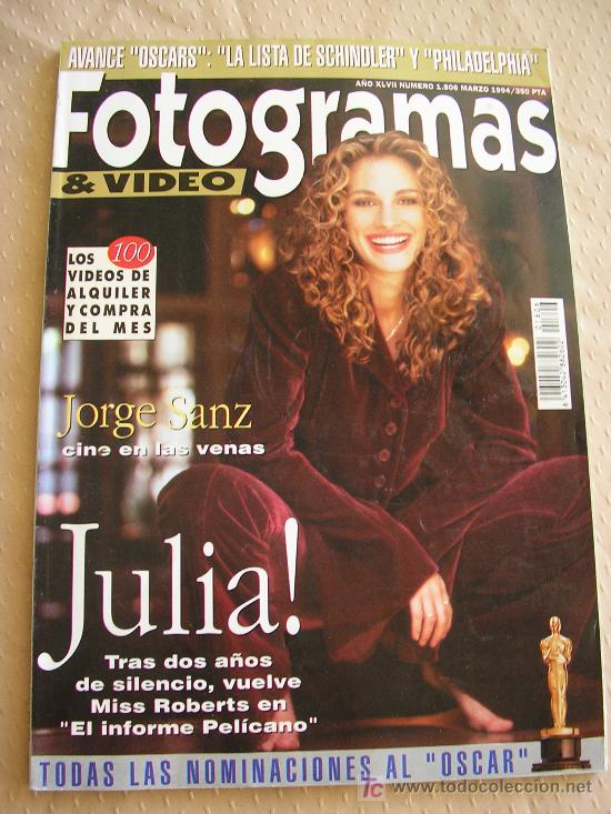 Cine: FOTOGRAMAS. N&ordm; 1806 - julia roberts. - Foto 1