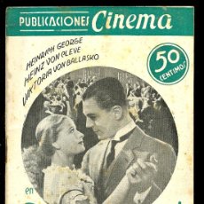 Cine: PUBLICACIONES CINEMA. Nº 17. BAILE EN EL METROPOL. HEINRICH GEORGE, HEINZ VON CLEVE, VIKTORIA VON