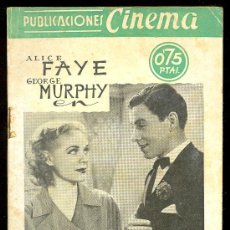 Cine: PUBLICACIONES CINEMA. Nº 64. MILLONARIO A SUELDO. ALICE FAYE, GEORGE MURPHY
