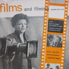 Cine: REVISTA JUDY GARLAND FILMS AND FILMING. Lote 25009194