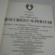 Cine: JESUCRISTO SUPERESTAR - TALLER DE EDC. JOSEFINA BETANCOR.-1975.VER FOTOS. Lote 20375699