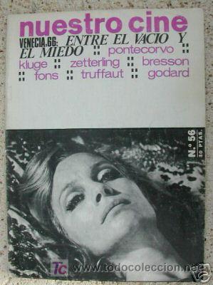 Kino: NUESTRO CINE.REVISTA N&ordm; 56. ED.1966. FOTOGRAFIAS