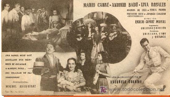 Cine: PROGRAMA ORIGINAL DOBLE--TERCIO DE QUITES--NUEVO- - Foto 2