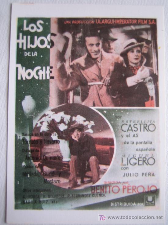 Cinema: Los hijos de la noche - Folleto reproduccion