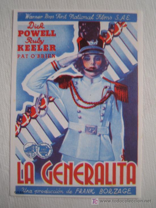 Cinema: La generalita -  Folleto reproduccion