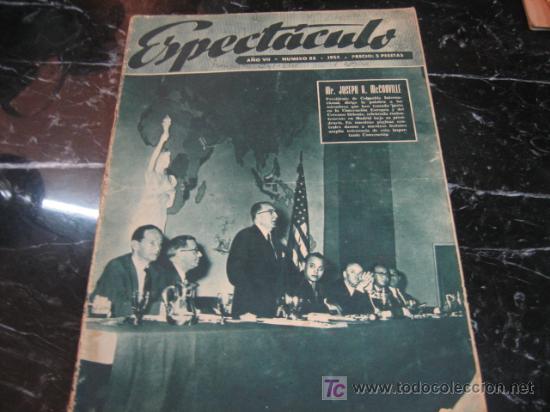 Cine: ESPECTACULO  A&Ntilde;O VII...N&ordm; 85 ...1954 - Foto 1
