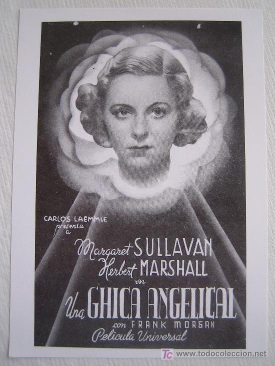 Cinema: La chica angelical - Folleto reproduccion