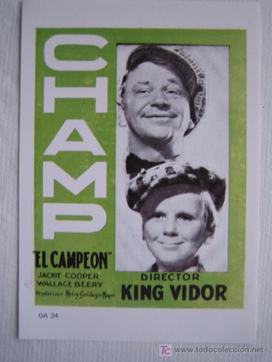 Cinema: Champ- Folleto reproduccion
